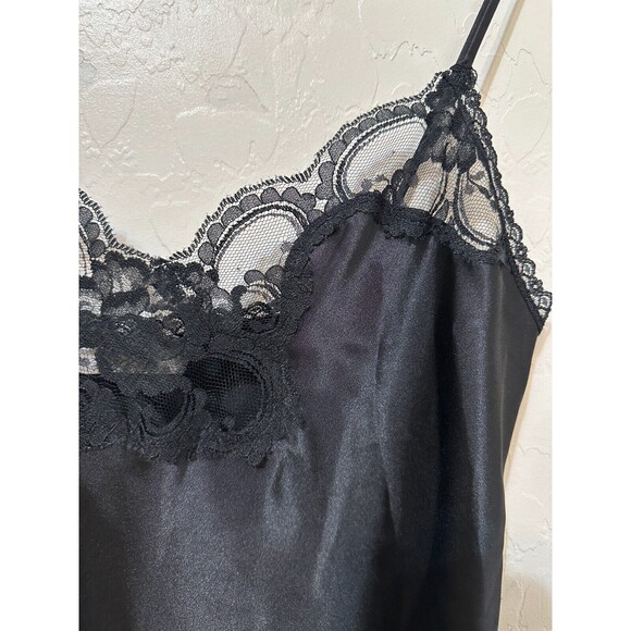 Vintage Body Chic Womans Y2K Lace Tank Top Size S/M Whimsigoth Witchy Emo 90s - Picture 6 of 14